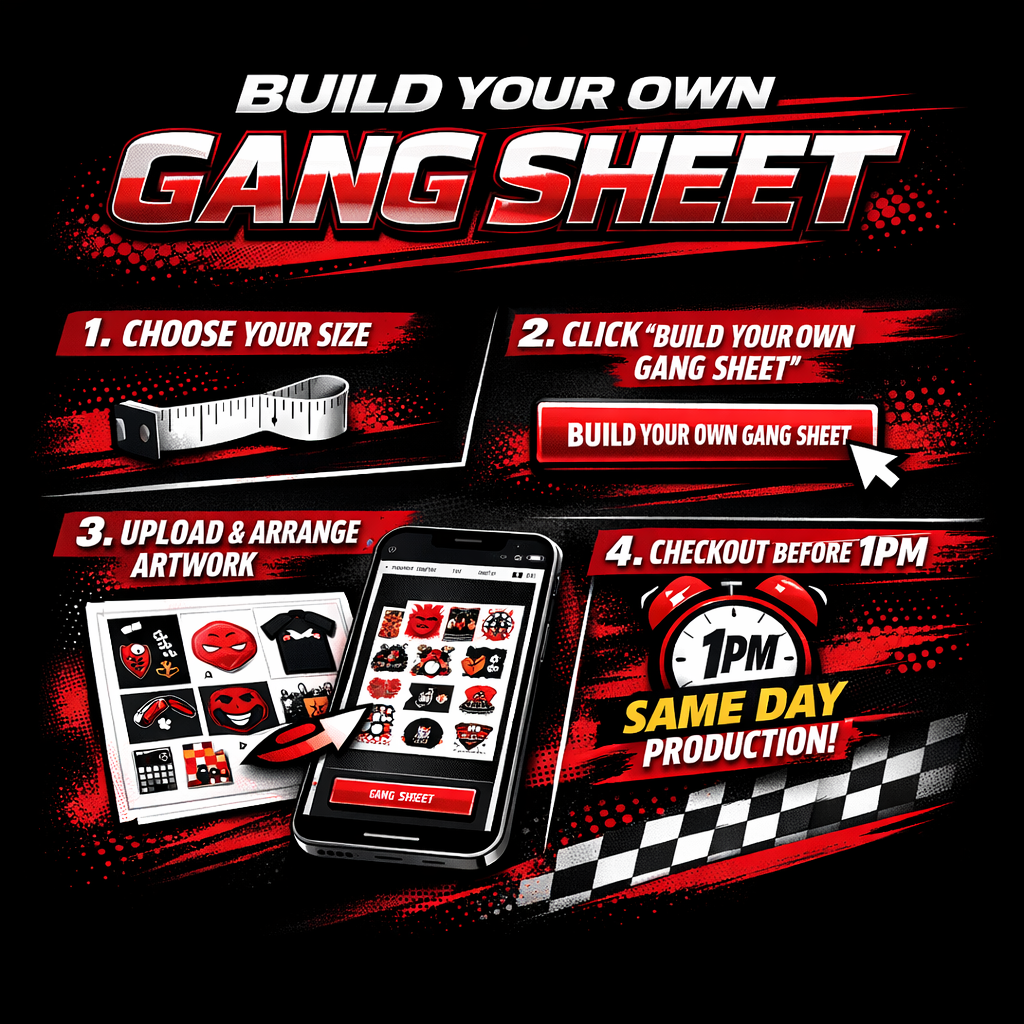 Custom DTF Gang Sheet Builder