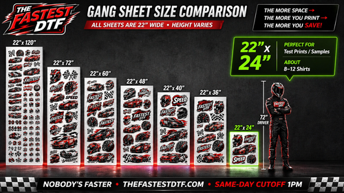Custom DTF Gang Sheet Builder
