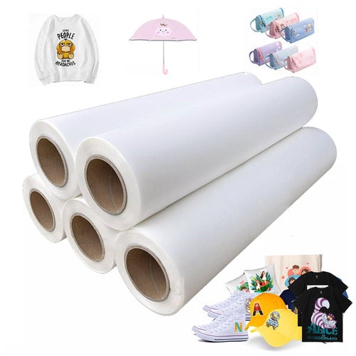 DTF transfer film rolls for apparel and accessories