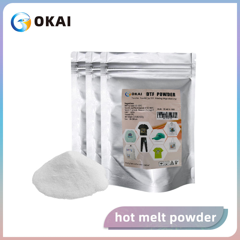 DTF hot melt adhesive powder 1kg package with powder