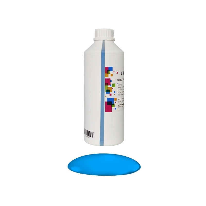 Cyan DTF ink 1 liter bottle