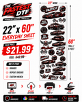 The Fastest DTF 22in x 60in Gang Sheet product image